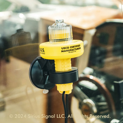 C-1004 SOS Distress Light, Storage Mount, Display Mount & Flag