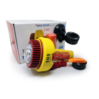 C-1002 Two Color Distress Light Flag, Display Mount & Whistle image 1