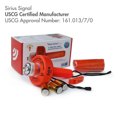 C-1003 SOS Distress Light, Flag & Whistle