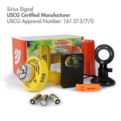 C-1004 SOS Distress Light, Storage Mount, Display Mount & Flag
