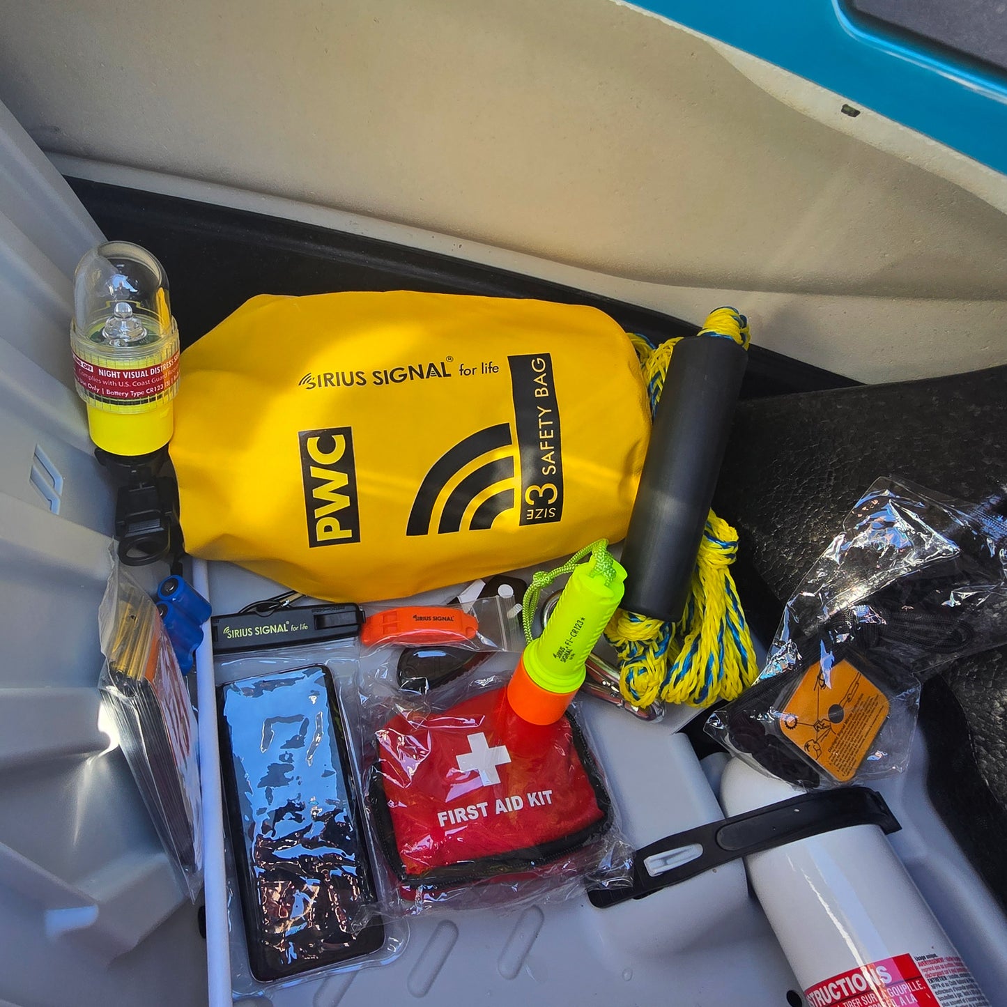 PWC SB-3L Safety and Emergency SOS Dry Bag Kit