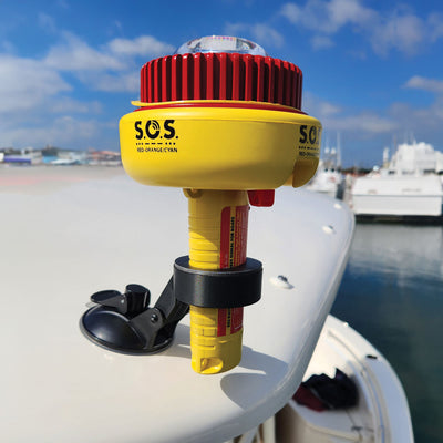 C-1002 Two Color Distress Light Flag, Display Mount & Whistle image 0