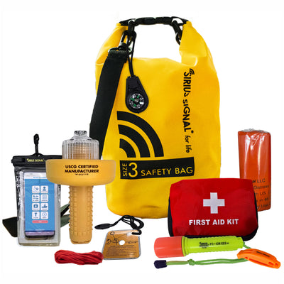 SB-3L Safety and Emergency SOS Dry Bag Kit