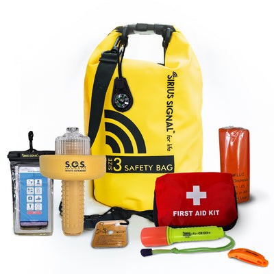 SB-3L Safety and Emergency SOS Dry Bag Kit